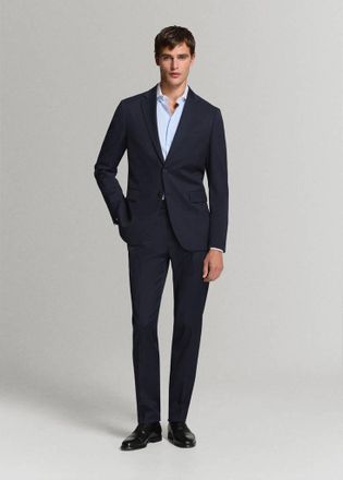 Mango Giacca completo Tur&iacute;n 100% lana vergine navy - Uomo - 46 - MANGO MAN