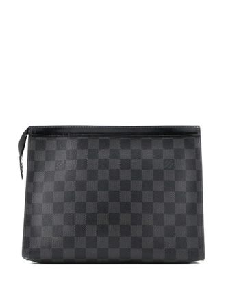 Louis Vuitton Pochette Voyage Damier Graphite MM clutch bag - Zwart