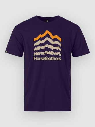 Horsefeathers Landform T-Shirt blau