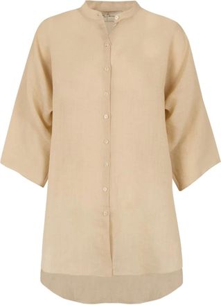 Cortana Jules Shirt - Dames - Overhemden - Beige - M - Overhemden