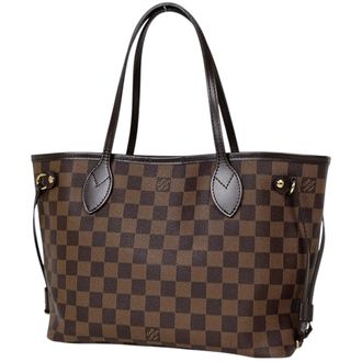 Louis Vuitton Brown Handbag Tote Bag (Pre-Owned)