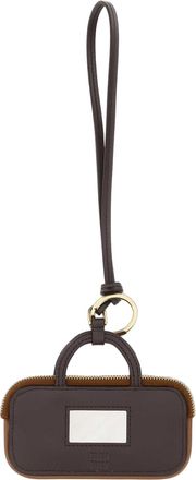 Miu Miu Leather Key Case - Brown