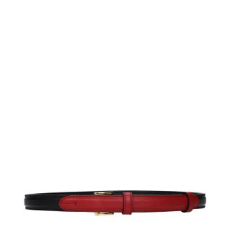 Prada Donnas Cintura in pelle Nera