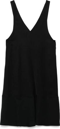 Colour 5 Power Abito midi con finitura fiammata - Nero