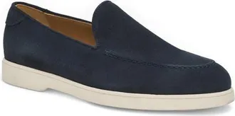 Bruno Magli Elio Loafer Sneaker in Navy Suede at Nordstrom, Size 10.5