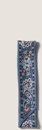 Miu Miu Printed silk skinny scarf