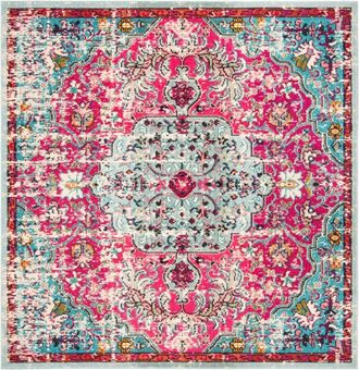 Safavieh Alfombra Fucsia/Teal 122 X 122 cm