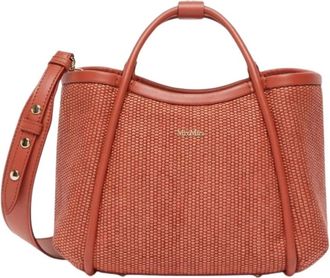 Max Mara Tassen, Dames, Oranje, ONE Size, Tote Bags