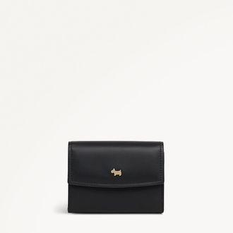 Radley London Black Medium Flapover Purse Liverpool Gardens AW25 Radley London