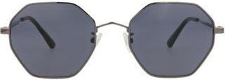 McQ by Alexander McQueen 54mm Core Irregular Sunglasses in Ruthenium Ruthenium Grey at Nordstrom Rack