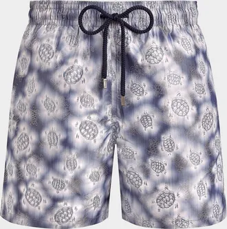 Vilebrequin Men & apos;s Ronde Des Tortures Patterned Swim Trunks