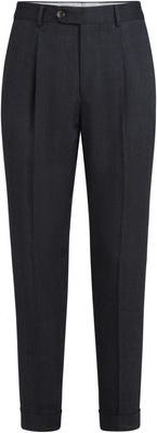 Brunello Cucinelli Chevron trousers in Anthracite at Nordstrom, Size 60 It