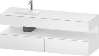 Duravit Qatego Lavabo Encastrado Con Base De Lavabo Consola, - Duravit