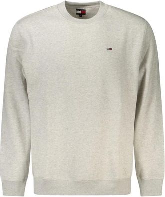 Tommy Hilfiger Cotton Sweater - Heren - Sweatshirts - Grijs - M - Katoen - Hoodies & sweatvesten