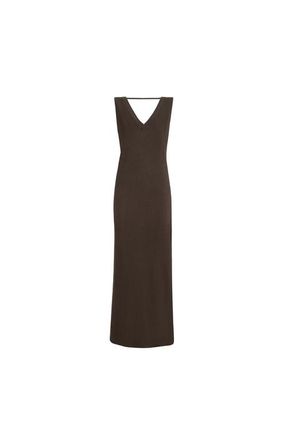 Brunello Cucinelli Rib knit dress in Brown at Nordstrom, Size Xx-Small Eu