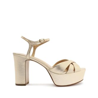 Schutz Womens Keefa Sandal In Gold