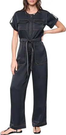 DKNY Dkny Roll Tab Contrast Jumpsuit