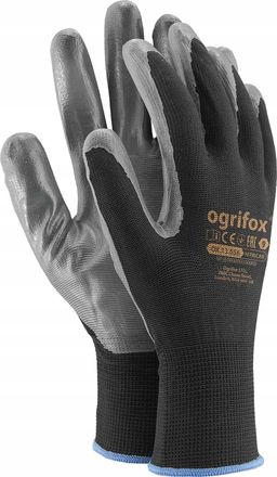 OEM Guantes De Trabajo / Negros / Talla: 10 - Xl / Ox-nitricarbs10 - 100 Unidades