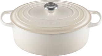 LE CREUSET Cocotte Ovalada 31 Cm Meringue 6.3 L