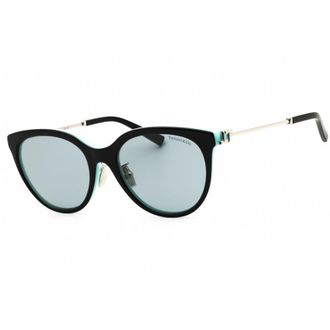 Tiffany & Co. Ladies Black Round Sunglasses TF4243D