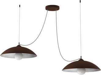 Lumicom Dream L&aacute;mpara De Techo Corten Hoja 2 Luces