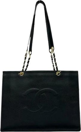Chanel Pre-owned Caviar Tote Bag - Dames - Vintage Shopper - Zwart - ONE Size - Leer - Vintage