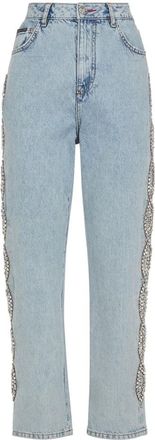 Philipp Plein Dames, Jeans, Blauw, Maat: W26 Denim