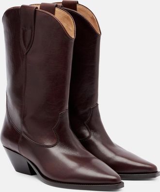 Isabel Marant Duerto leather cowboy boots