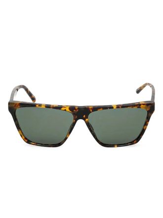 The Attico tortoiseshell square sunglasses - Brown