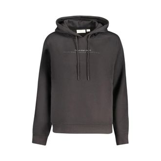 Calvin Klein Dames, Sweatshirts & Hoodies, Zwart, Maat: XL Katoen