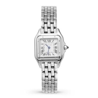Cartier Pre-owned Cartier Panthere De Cartier Quartz White Dial Ladies Watch WSPN0006