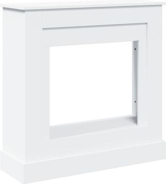 vidaXL Fireplace Surround White 90x30x90 cm Engineered Wood Vidaxl