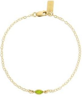 Set & Stones Marquise Birthstone Bracelet in Gold /August at Nordstrom