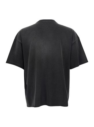 Represent Mens T-Shirt Westside Black Cotton T-Shirts And Polos