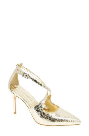 BCBGeneration Bromi Ankle Strap Pump in Platino at Nordstrom, Size 8