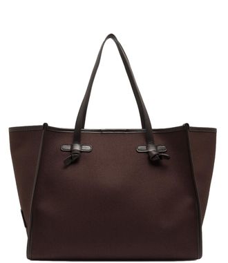 Gianni Chiarini Marcella Cotton Cowhide Leather Tote Bag
