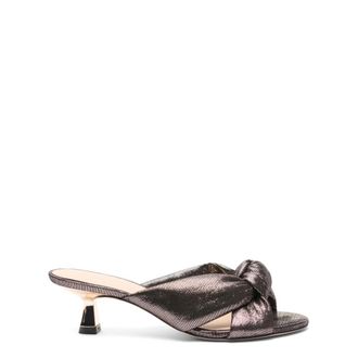 Stuart Weitzman Soplaya Slide 50 - Dames - Muiltjes - Grijs - 40 EU - Su&egrave;de - Schoenen