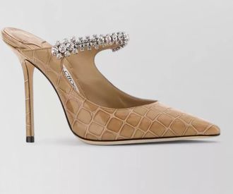 Jimmy Choo London lace up stiletto heel pointed toe sandals