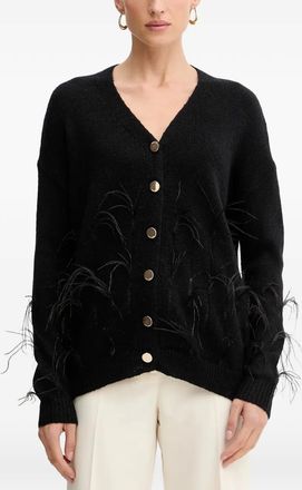 Fracomina Cardigan con bottoni - Nero