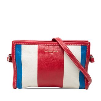Balenciaga Pre-owned Balenciaga Lambskin Bazar Crossbody Ladies D83FG17BR6JHEIGM