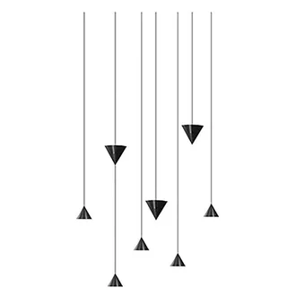 Karman Suspension lamp composition FILOMENA large, matt black