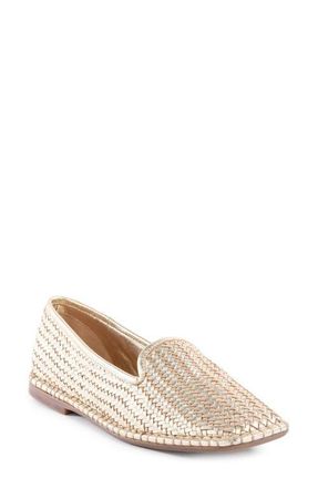 Seychelles Trustworthy Woven Loafer in Gold at Nordstrom, Size 10
