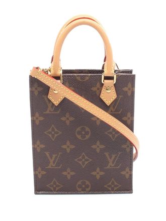 Louis Vuitton 2010-2025 Monogram Petit Sac Plat satchel - Brown
