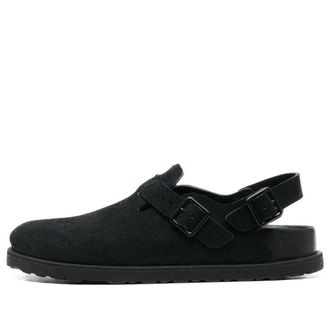 Birkenstock (WMNS) Birkenstock 1774 IV Tokio Suede Sandals Black 1025944