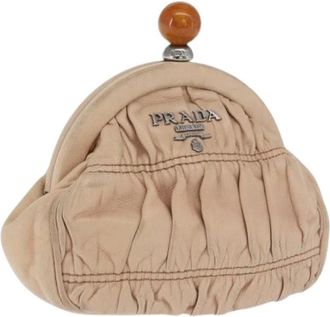 Prada Pre-owned Clutches, female, Beige, Size: ONE SIZE Pre-owned Vintage Clutch