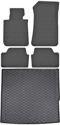 OEM Juego De Alfombrillas De Goma Para Coche Y Alfombrilla Para Maletero Para Bmw X1 E84 Suv (2009-2015)