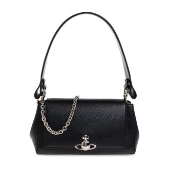 Vivienne Westwood Shoulder Bags, female, Black, Size: ONE SIZE Hazel Medium Shoulder Bag