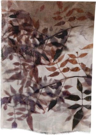 Faliero Sarti Dafne Leaf-print Scarf