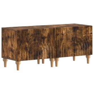 vidaXL Mueble De Tv Roble Ahumado Madera De Ingenier&iacute;a Vidaxl