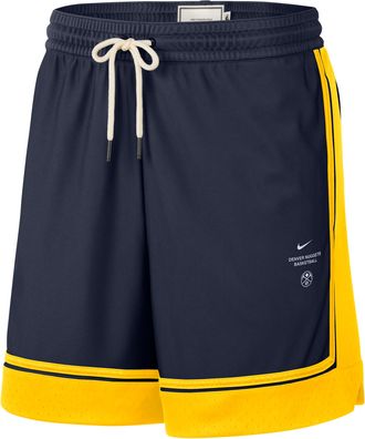 Nike Mens Denver Nuggets Standard Issue 6 Basketball Shorts in Blue | IQ1711-419
